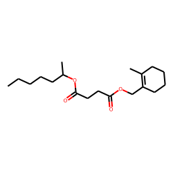 Succinic acid, hept-2-yl (2-methylcyclohex-1-en-1-yl)methyl ester