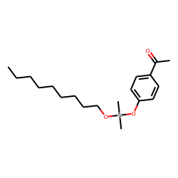 Silane, dimethyl(4-acetylphenoxy)nonyloxy-
