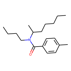 Benzamide, 4-methyl-N-butyl-N-hept-2-yl-