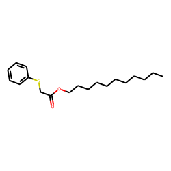 (Phenylthio)acetic acid, undecyl ester