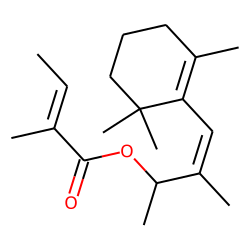 Methyl-«beta»-(E)-ionyl angelate