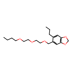 1,3-Benzodioxole, 5-[[2-(2-butoxyethoxy)ethoxy]methyl]-6-propyl-