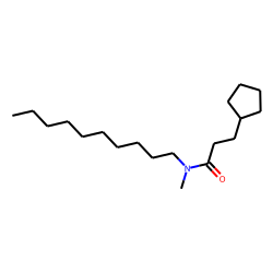 Propanamide, N-decyl-N-methyl-3-cyclopentyl-