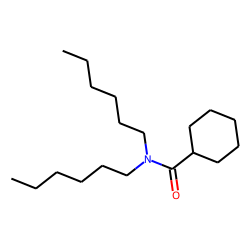 Cyclohexanecarboxamide, N,N-dihexyl-