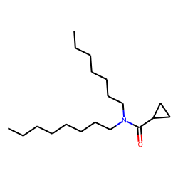 Cyclopropanecarboxamide, N-heptyl-N-octyl-
