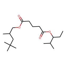 Glutaric acid, 2-methylpent-3-yl 2,4,4-trimethylpentyl ester