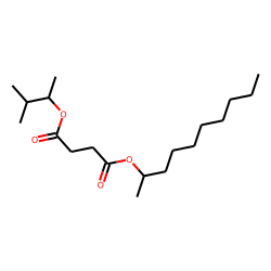 Succinic acid, dec-2-yl 3-methylbut-2-yl ester