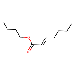 2-Heptenoic acid, butyl ester