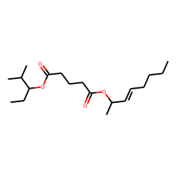 Glutaric acid, 2-methylpent-3-yl oct-3-en-2-yl ester