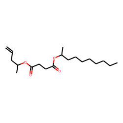 Succinic acid, dec-2-yl pent-4-en-2-yl ester