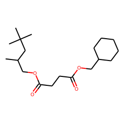 Succinic acid, cyclohexylmethyl 2,4,4-trimethylpentyl ester