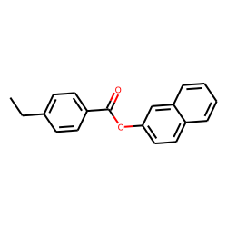 4-Ethylbenzoic acid, 2-naphthyl ester