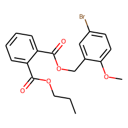 Phthalic acid, 5-bromo-2-methoxybenzyl propyl ester