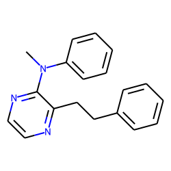 2-(N-methylanilino)-3-(2-phenylethyl) pyrazine