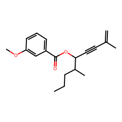 m-anisic acid, 2,6-dimethylnon-1-en-3-yn-5-yl ester