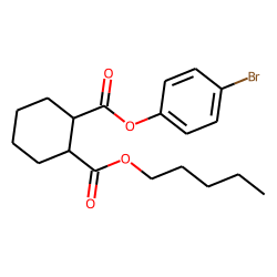1,2-Cyclohexanedicarboxylic acid, 4-bromophenyl pentyl ester