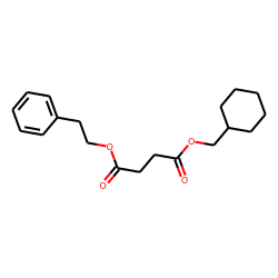 Succinic acid, cyclohexylmethyl phenethyl ester