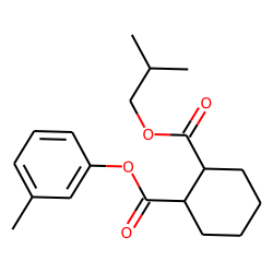 1,2-Cyclohexanedicarboxylic acid, isobutyl 3-methylphenyl ester