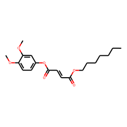 Fumaric acid, 3,4-dimethoxyphenyl heptyl ester