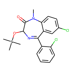 Lormetazepam, trimethylsilyl ether