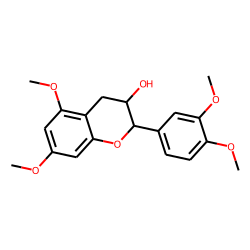 2H-1-Benzopyran-3-ol, 2-(3,4-dimethoxyphenyl)-3,4-dihydro-5,7-dimethoxy-, (2R-trans)-