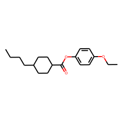 Cyclohexanecarboxylic acid, 4-butyl-, 4-ethoxyphenyl ester, trans-