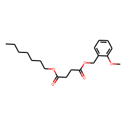 Succinic acid, heptyl 2-methoxybenzyl ester