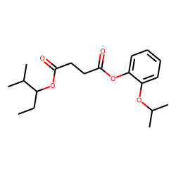 Succinic acid, 2-methylpent-3-yl 2-isopropoxyphenyl ester