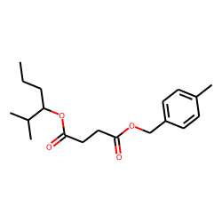 Succinic acid, 4-methylbenzyl 2-methylhex-3-yl ester