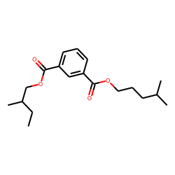 Isophthalic acid, isohexyl 2-methylbutyl ester