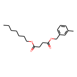 Succinic acid, heptyl 3-methylbenzyl ester