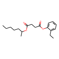 Succinic acid, hept-2-yl 2-ethylphenyl ester
