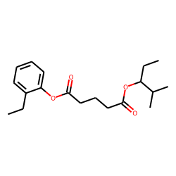 Glutaric acid, 2-methylpent-3-yl 2-ethylphenyl ester