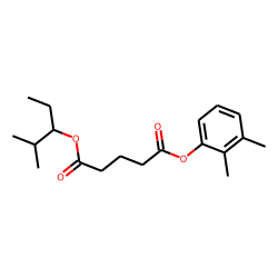 Glutaric acid, 2-methylpent-3-yl 2,3-dimethylphenyl ester