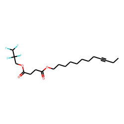 Succinic acid, 2,2,3,3-tetrafluoropropyl dodec-9-yn-1-yl ester