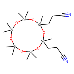 2,2,4,4,6,6,8,8,10,12-decamethyl-10,12-di(2-cyanoethyl)-[1,3,5,7,9,11,2,4,6,8,10,12]cyclohexasiloxane