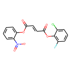 Fumaric acid, 2-nitrophenyl 2-chloro-6-fluorophenyl ester