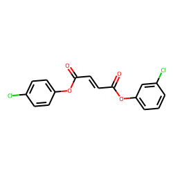 Fumaric acid, 4-chlorophenyl 3-chlorophenyl ester