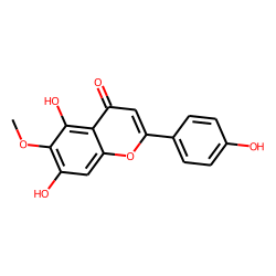 4H-1-Benzopyran-4-one, 5,7-dihydroxy-2-(4-hydroxyphenyl)-6-methoxy-