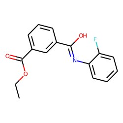 Isophthalic acid, monoamide, N-(2-fluorophenyl)-, ethyl ester