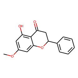 (S)-2,3-dihydro-5-hydroxy-7-methoxy-2-phenyl-4-benzopyrone