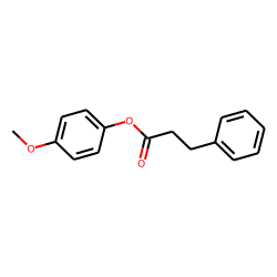 3-Phenylpropionic acid, 4-methoxyphenyl ester