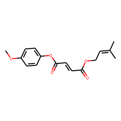 Fumaric acid, 4-methoxyphenyl 3-methylbut-2-en-1-yl ester