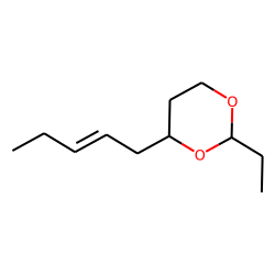 1,3-Dioxane, 2-ethyl-4-(2-pentenyl), 2S,4R