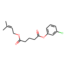 Glutaric acid, 3-methylbut-2-en-1-yl 3-chlorophenyl ester