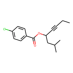 4-Chlorobenzoic acid, 2-methyloct-5-yn-4-yl ester