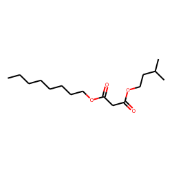Malonic acid, 3-methylbutyl octyl ester