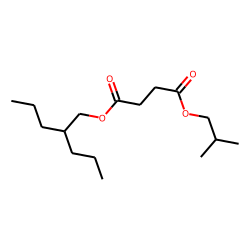 Succinic acid, isobutyl 2-propylpentyl ester