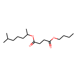 Succinic acid, butyl 6-methylhept-2-yl ester