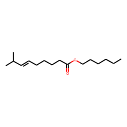 Hexyl 8-methylnon-6-enoate
